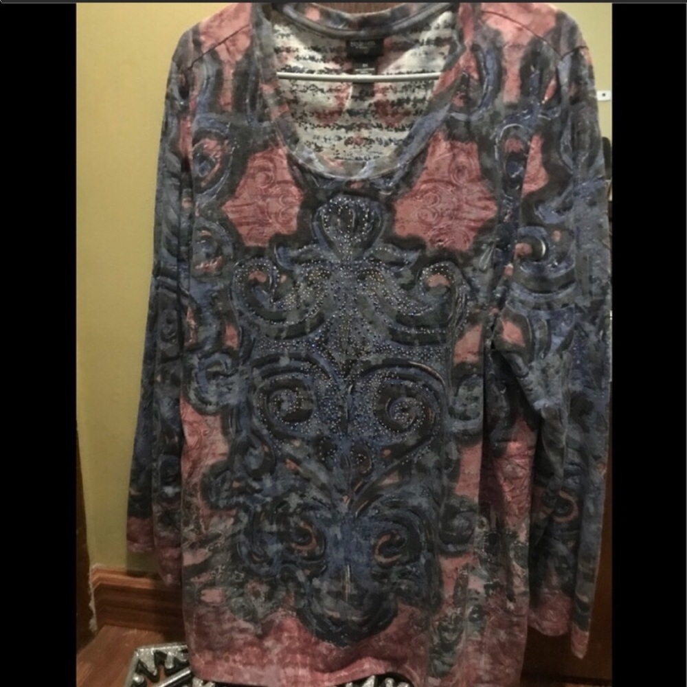 Style & company Sparkle Detail Top